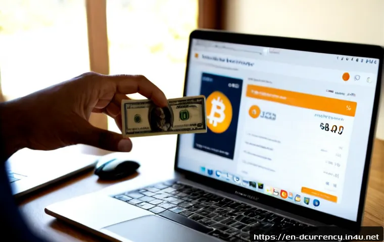 디지털화폐 거래시 유의사항 - Photorealistic close-up of a cautious adult reviewing a digital currency transaction on a smartphone...